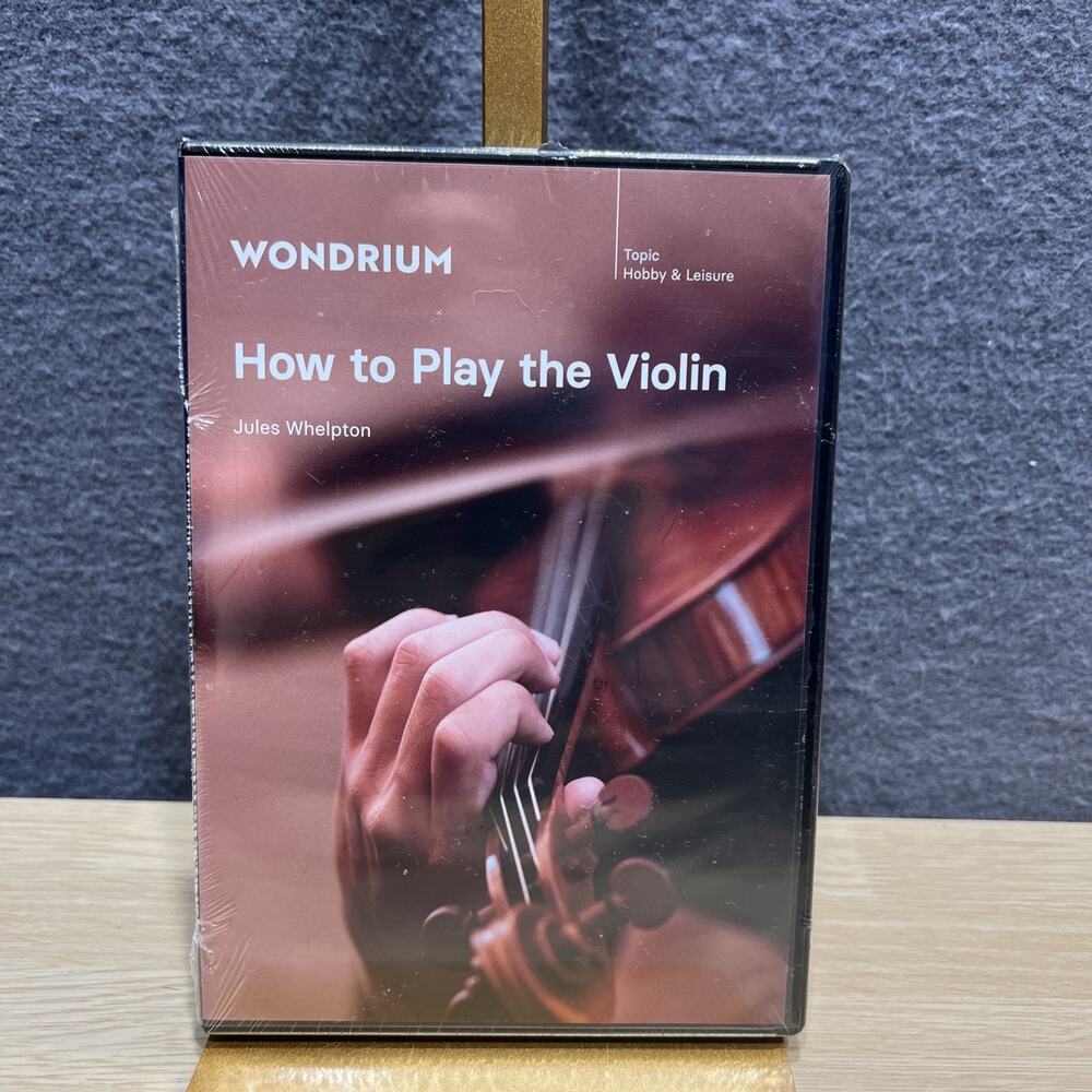 Wondrium: How To Play The Violin - Jules Whelpton (2 Disc DVD Set, 2022) - NEW!
